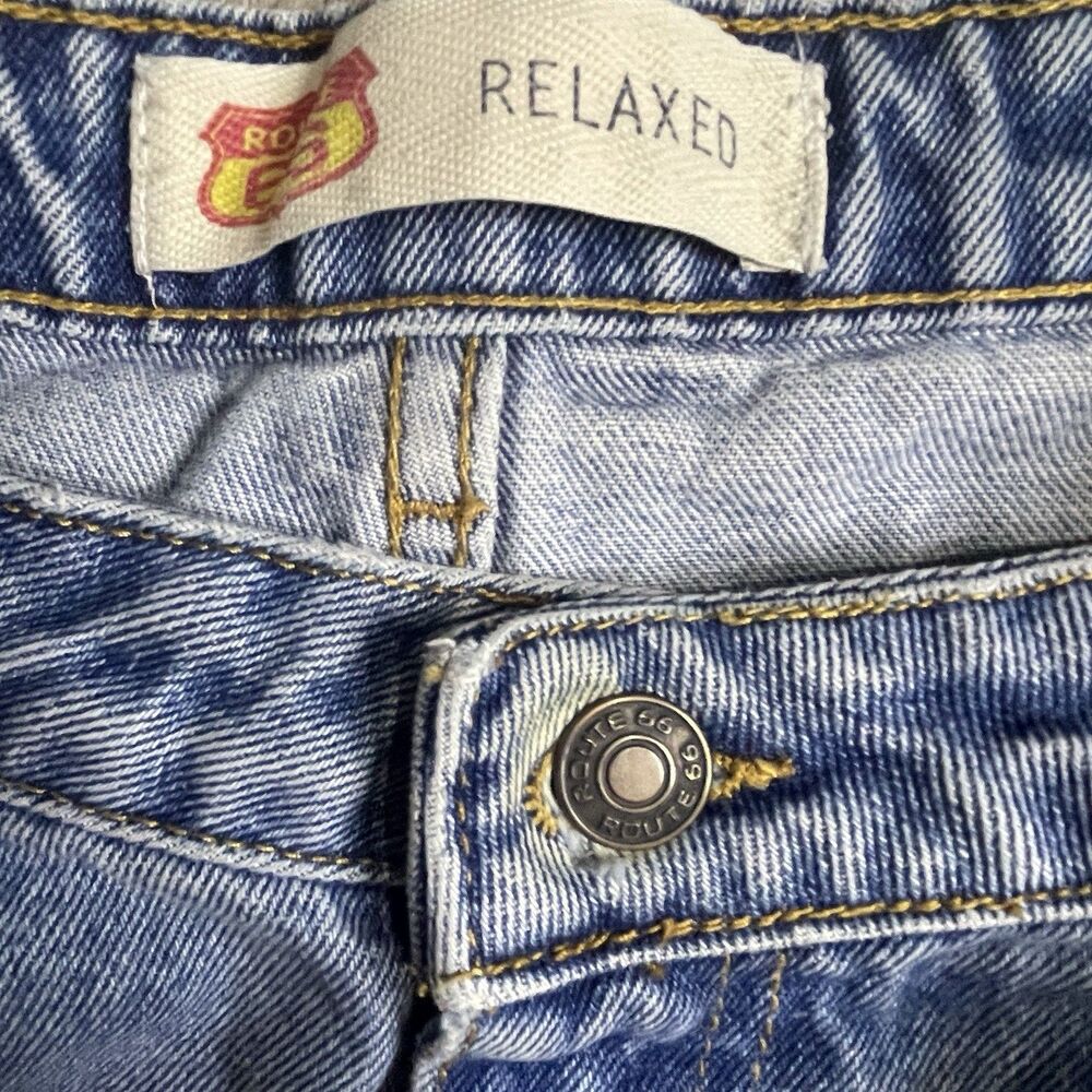 Vintage Route 66 Relaxed Fit Size 22S Women's Jeans Short Retro Faded 90s - Picture 3 of 6